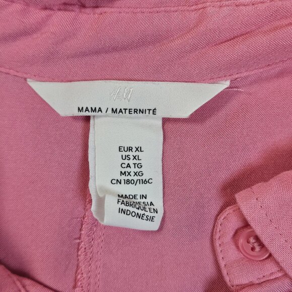 H&M Button Up Maternity Shirt XL - Picture 5 of 10